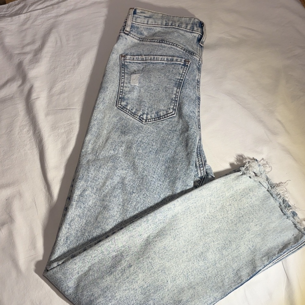 Express Light Wash Distressed Men's Jeans